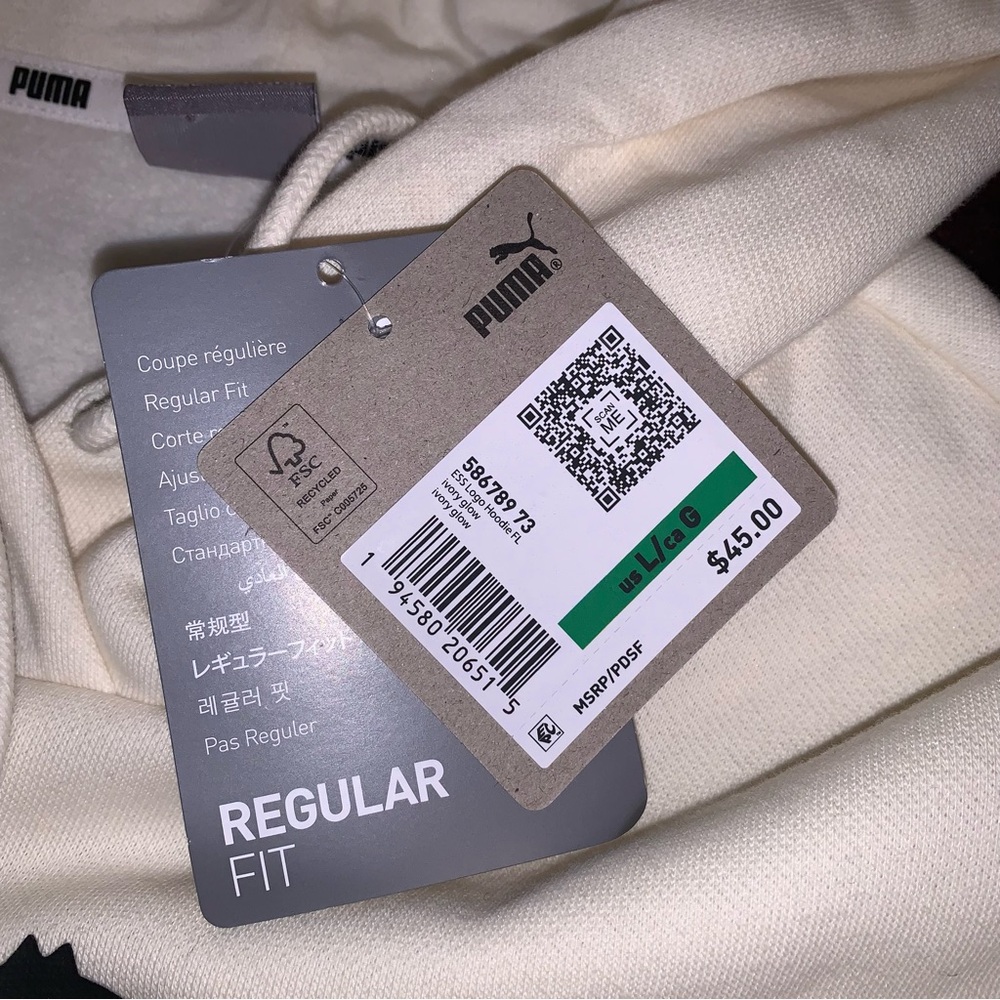 NWT Puma Pullover Hoodie Size Large - Picture 9 of 10